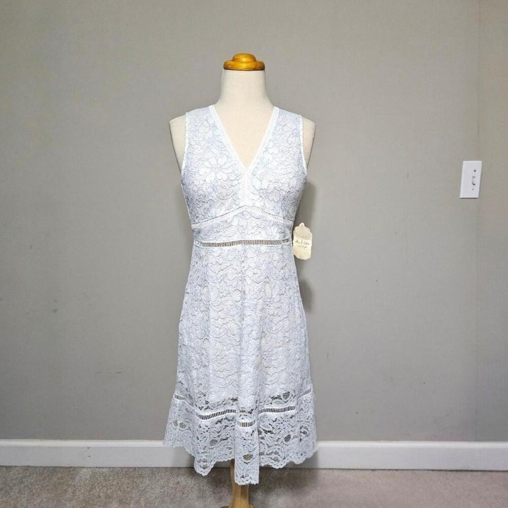 NWT Altar'd State White Lace Boho Midi Dress - Small